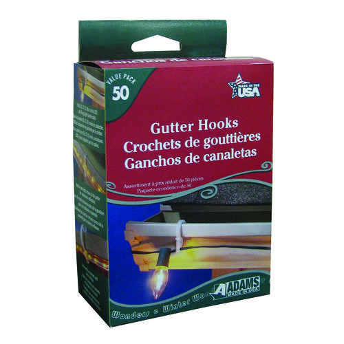 Gutter Hook, Polypropylene - pack of 50