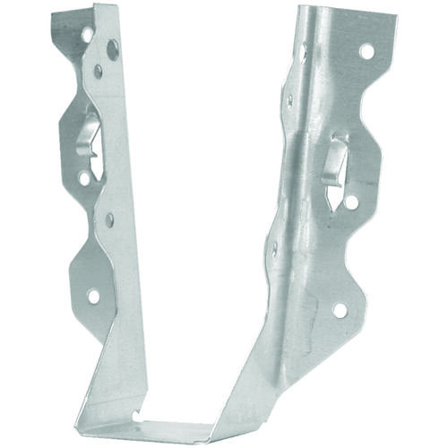 MiTek JL26 Joist Hanger, 4-3/4 in H, 1-1/2 in D, 1-9/16 in W, 2 in x 6 to 8 in, Steel, G90 Galvanized, Face Mounting