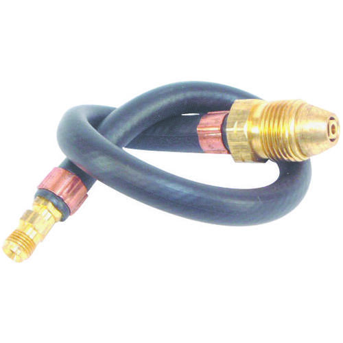 US Hardware RV339B Propane Hose, 1/4 in, 15 in L, POL x Male Flare
