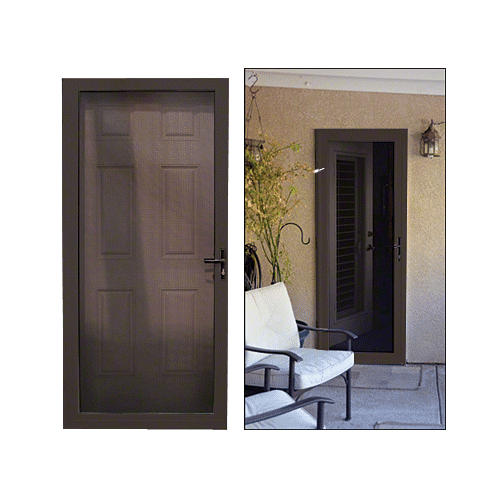 Crl Gdhlsbrzc Security Screen Bronze Finish Slimline Adjust To