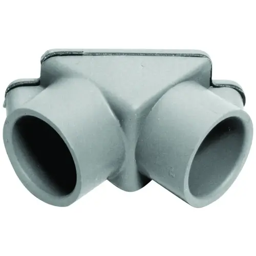 Carlon E990DER-CAR 1/2 In. to 3/4 In. 90 Deg PVC Pull Elbow Gray