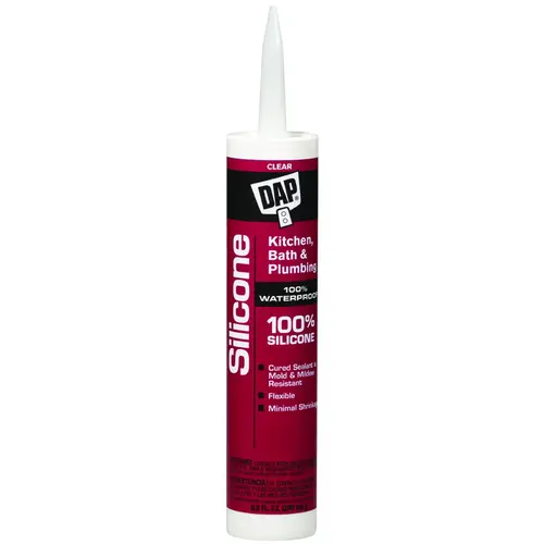 Sealant, Clear, 24 hr Curing, -40 to 400 deg F, 10.1 oz Tube