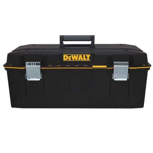 DEWALT DWST28001 Water Seal Tool Box, 100 lb, Resin, Black