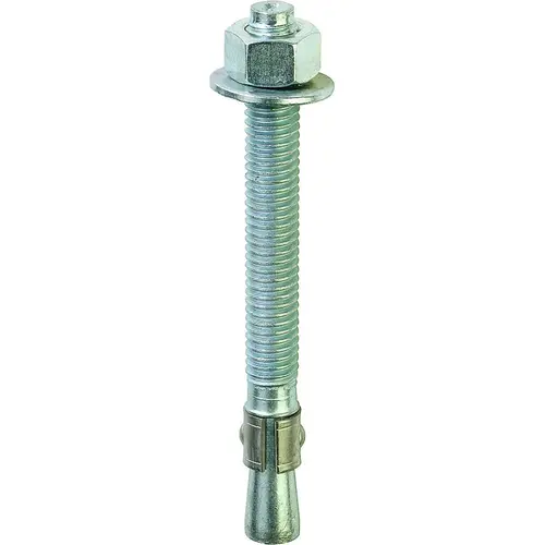 Red Head 03014 TruBolt Wedge Anchor, 3/8 in Dia, 3 in L, Steel, Zinc - pack of 50