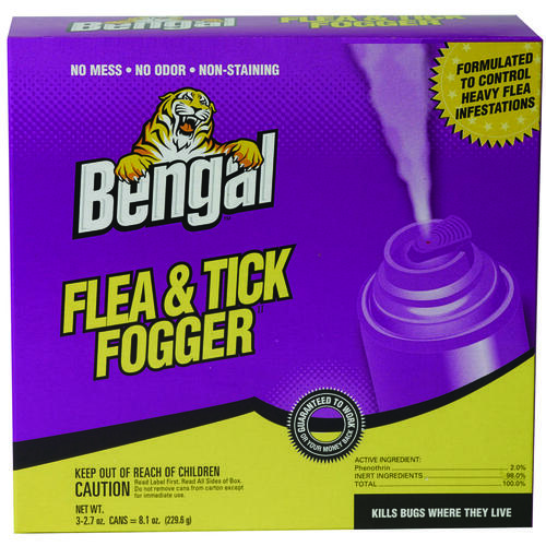 Bengal 55206 Flea Killer Plus, 3.3 oz Spray Bottle - pack of 3