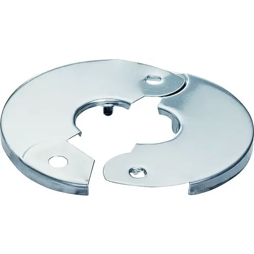 Floor and Ceiling Plate, 3-1/2 in W, Chrome