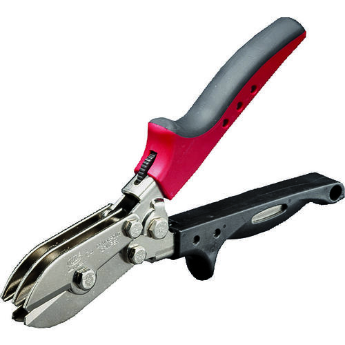 Downspout Crimper, Ergonomic Handle Black/Red