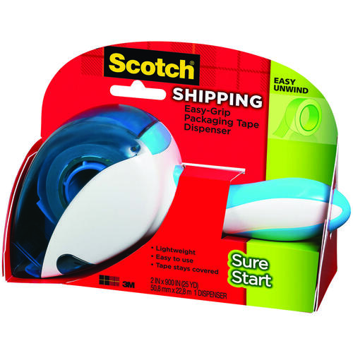 Packaging Tape, 600 in L, 1.88 in W, Blue/White