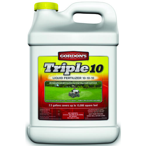 Gordon's 7441122 Lawn and Garden Fertilizer, 2.5 gal, Liquid, 101010