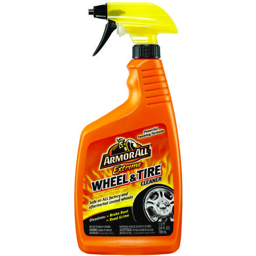 ARMOR ALL 78090 Wheel and Tire Cleaner, 24 fl-oz Bottle, Liquid Clear