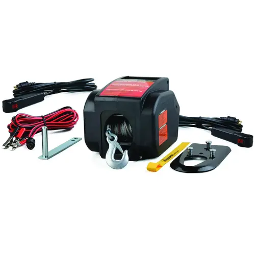 KWSL2000RM Winch, Electric, 12 VDC, 2000 lb