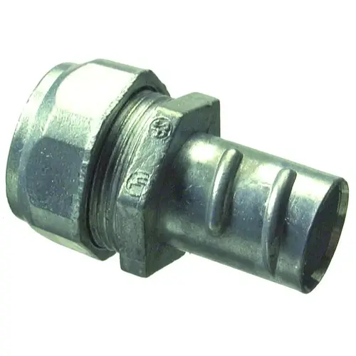 EMT-to-Flex Coupling, 1/4 in, Zinc-Plated Pair