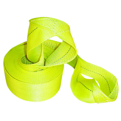 Recovery Strap, 30,000 lb, 3 in W, 30 ft L, Yellow