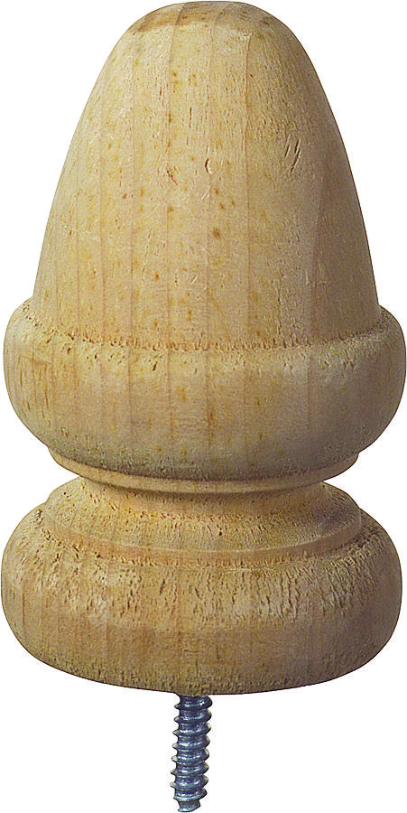 UFP RETAIL, LLC 106091 Post Top, 5-1/2 in H, Acorn, Pine, White