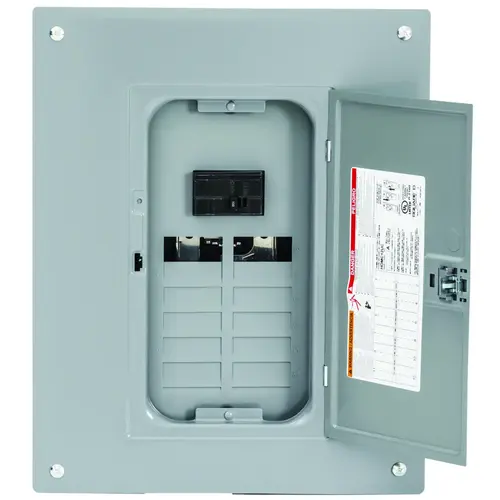 Load Center, 24 -Pole, 100 A, 12 -Space, Plug-On Neutral, NEMA 1 Enclosure
