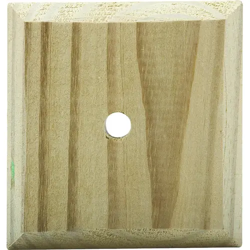 Waddell 116-XCP25 Post Top with Pressure Treated Base, 4 in W, Pine - pack of 25