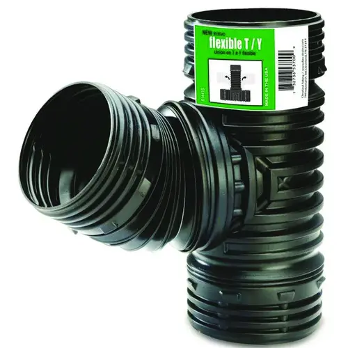 Fitting Drain, 4 in, Polypropylene, Black, 70 psi Pressure