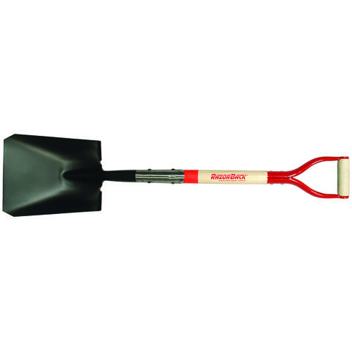 Transfer Shovel, 8-3/4 in W Blade, Steel Blade, Northern White Ashwood Handle, D-Shaped Handle