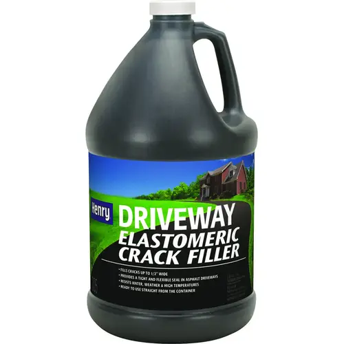 HENRY HE305447 HE305 Series Driveway Crack Filler, Liquid, Black, Slight, 0.9 gal Jug