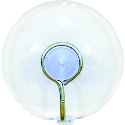 Suction Cup Hook Medium Plastic 3 Clear - pack of 12