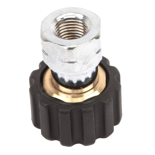 Screw Coupling, M22 x 1/4 in Connection, Female x FNPT