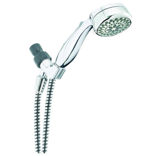 Hand Shower, 1/2 in Connection, 1.75 gpm, 7-Spray Function, Chrome, 60 in L Hose
