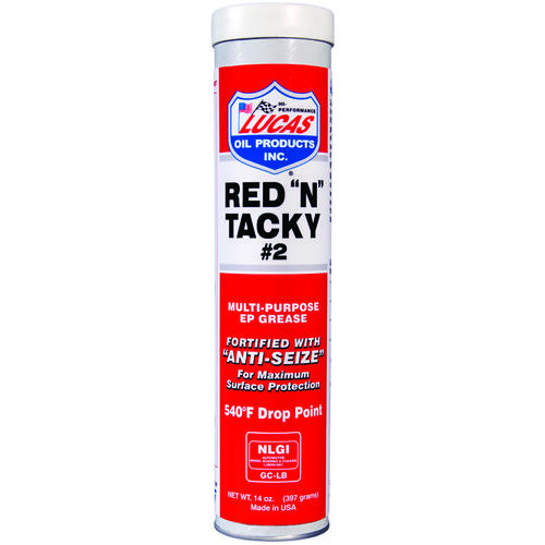 Lucas Oil Products 10005-30-XCP10 Grease Red N Tacky Red Lithium 14 oz - pack of 10