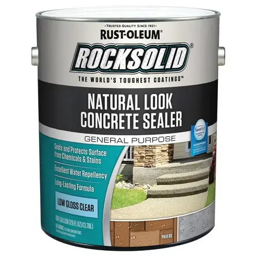 RockSolid Natural Look Concrete Sealer, 1 Gal., Clear