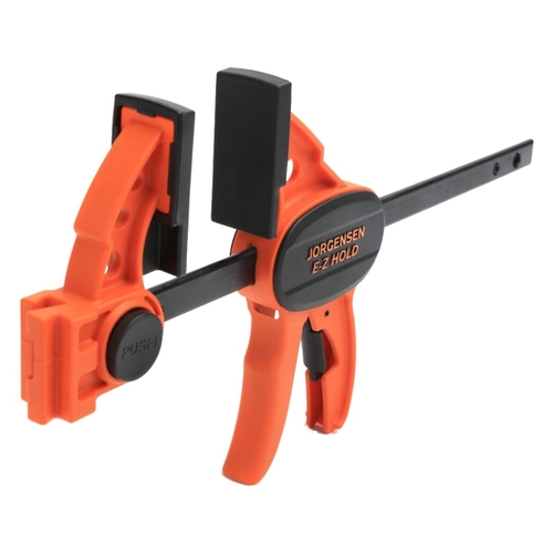 E-Z HOLD Series Light-Duty Expandable Bar Clamp, 150 lb, 6 in Max Opening Size, 2-1/2 in D Throat