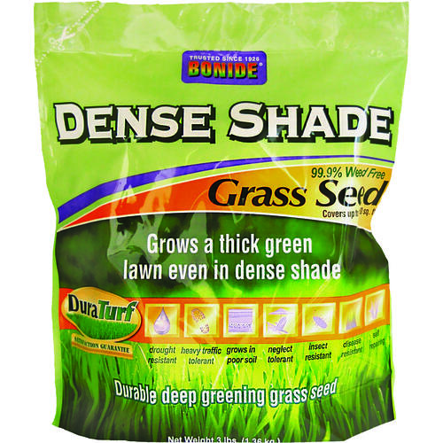 Bonide 60212 Dense Shade Grass Seed, 3 lb Bag