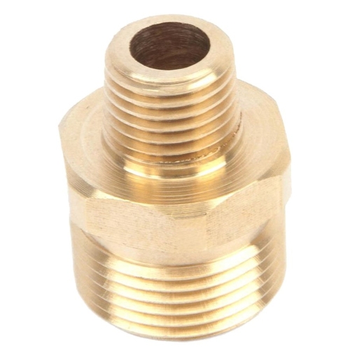 Forney 75115 Screw Nipple, M22 x 1/4 in Connection, Male x MNPT