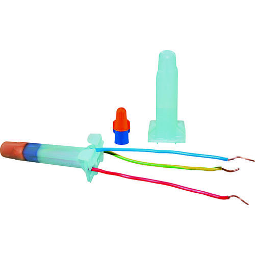 Underground Splice Kit, 18 to 10 AWG Wire, Blue/Orange