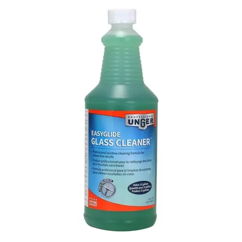 EasyGlide Glass Cleaner, 32 oz, Liquid, Pleasant, Clear Green