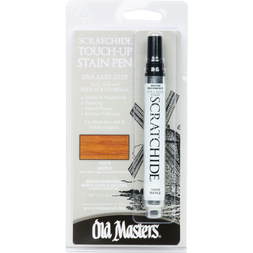 Old Masters 10070 SCRATCHIDE Touch-Up Pen, Maple, 0.5 oz