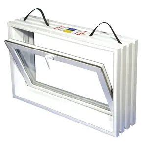 Duo-Corp PNP Hopper White Glass/Vinyl Window 16 in. W X 31-7/8 in. L 1 pk Duo-Corp PNP Hopper White Glass/Vinyl Window 16 in. W X 31-7/8 in. L 1 pk