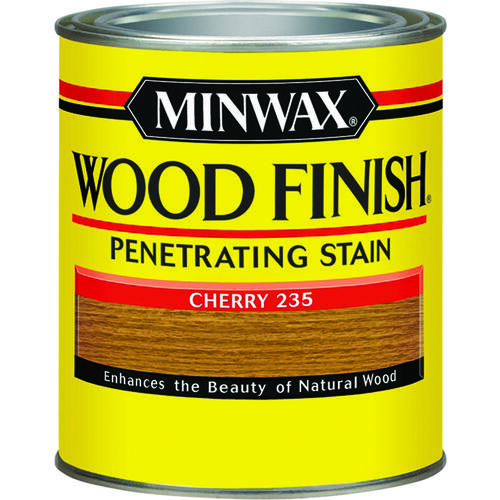 Wood Finish Wood Stain, Cherry, Liquid, 1 qt, Can