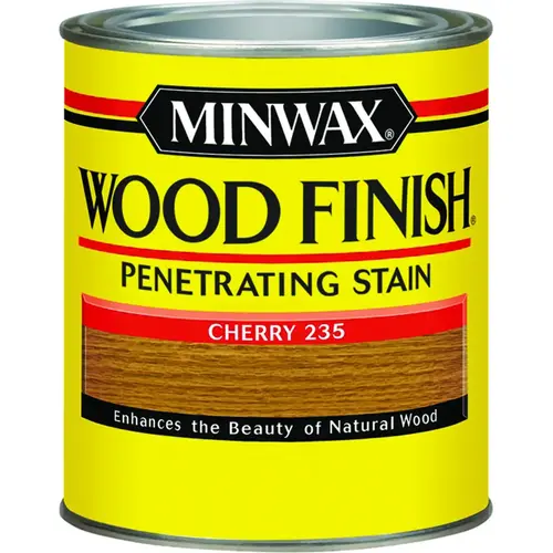 Wood Finish Wood Stain, Cherry, Liquid, 1 qt, Can