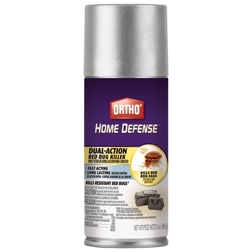 Ortho 0202310 Bed Bug Killer, Spray Application, Indoor, 3 oz Aerosol Can