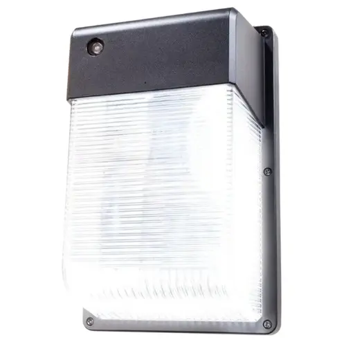 HZ-8803-BK Security Light Fixture, LED Lamp, 2250 Lumens, 5000 K Color Temp, Plastic Fixture, Black Fixture