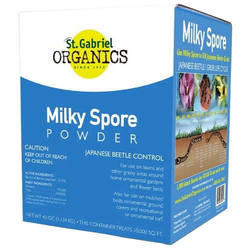 St. Gabriel Organics 80040-6 Milky Spore Powder, 40 oz