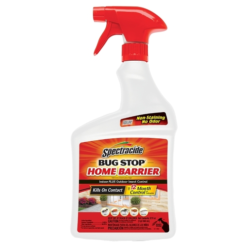 SPECTRACIDE HG-96427 Insect Control, Liquid, Spray Application, 32 oz