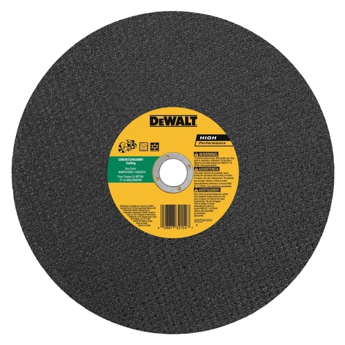 Cutting Wheel, 14 in Dia, 1/8 in Thick, 20 in Arbor, 24 Grit, Silicone Carbide Abrasive