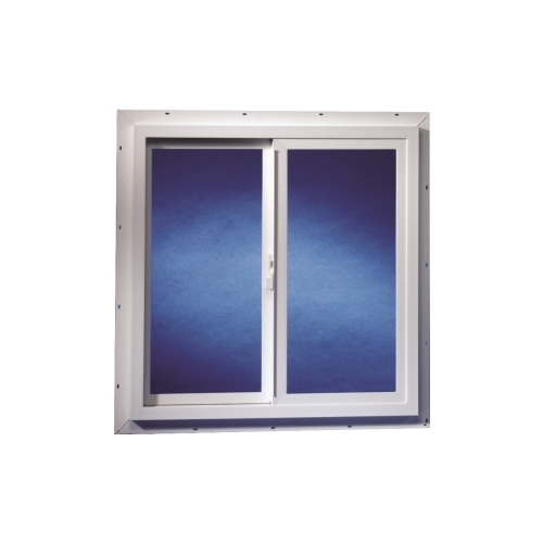 Utility Window, 35-1/2 in OAW, 35-1/2 in OAH, Vinyl Frame