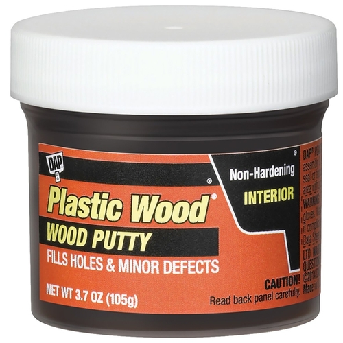 Plastic Wood 21266 Wood Putty, Paste, Mild, Pleasant, Ebony, 3.7 oz - pack of 6