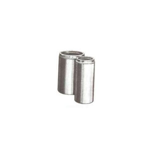 Chimney Pipe, 10 in OD, 24 in L, Stainless Steel Silver