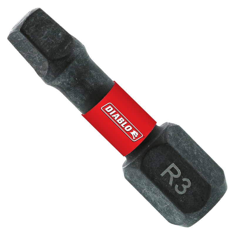 【初売り】 Screwdriver DSQ31P2-XCP5 Diablo Insert Square Drive, #3 Bit, 家具・インテリア