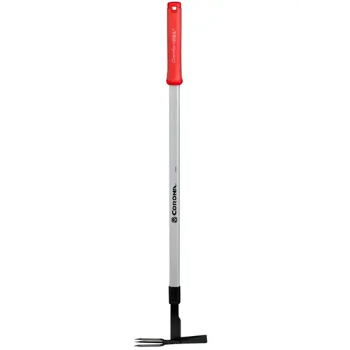 Corona GT 3244 ComfortGEL Hoe/Cultivator Rake, 7 in L Blade, Steel Blade, Polymer Handle, 39.4 in OAL Red