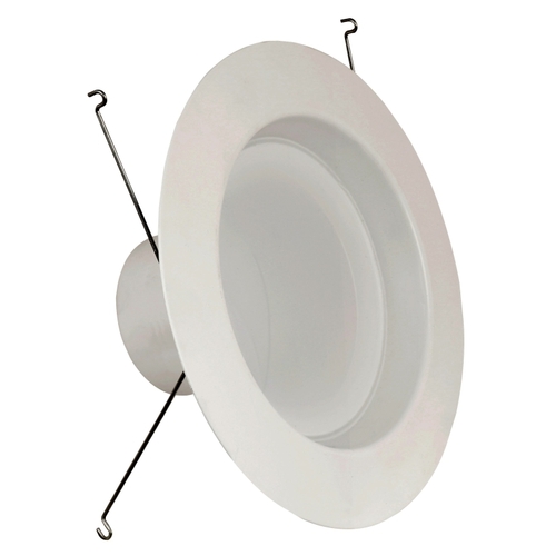 Recessed Downlight, 11.3 W, 120 V, LED Lamp, Aluminum, White