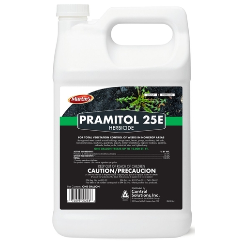 Pramitol Herbicide Vegetation Killer, Liquid, Amber/Yellow, 1 gal
