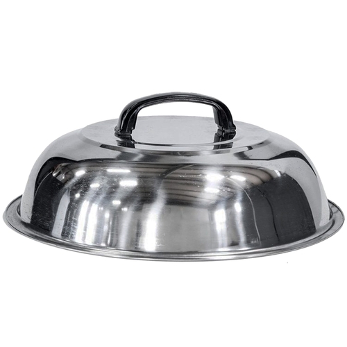 Blackstone 1780 Basting Cover, Stainless Steel, Stainless Steel Handle